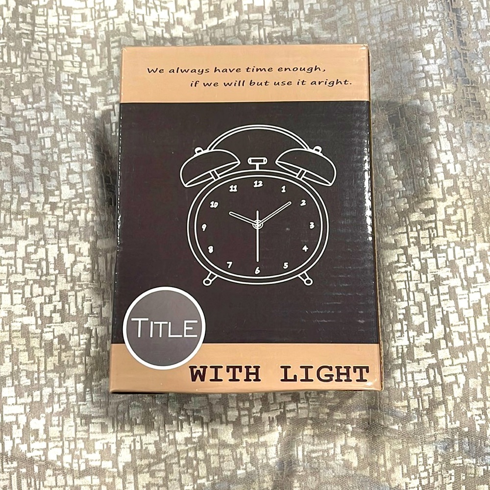 Twin Bell Alarm Clock